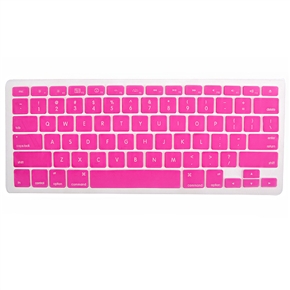BuySKU71536 11.6-inch Silicone Keyboard Film Cover Guard for Apple Macbook Air (Rosy)