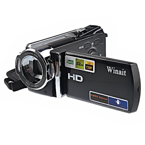 BuySKU71237 604 3.0-inch TFT-LCD 16.0MP Full HD Digital Video Camera Recorder with 16X Digital Zoom /AV-out /SD Slot (Black)