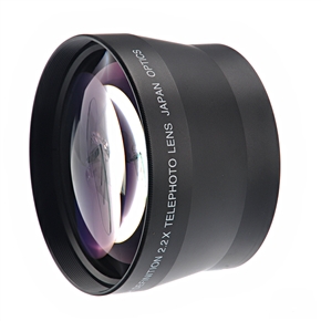 BuySKU70815 67mm 2.2X Digital High-definition Telephoto Lens for Camera Camcorder (Black)
