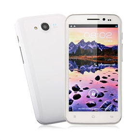 BuySKU70928 CAESAR H7500+ MTK6589 Quad-core 5.0-inch IPS HD Screen 1GB/4GB Android 4.1 GPS 5.0MP Front-camera 3G Smartphone (White)