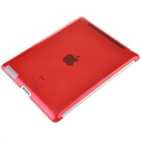 BuySKU71499 Clear Crystal Case Skin Cover for iPad2 (Red)
