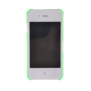 BuySKU71491 Clear Crystal Case Skin Cover for iPhone 4 (Green)
