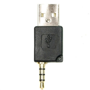 BuySKU71602 Compact Mini USB Data Charging Adapter for iPod Shuffle 2 (Black)