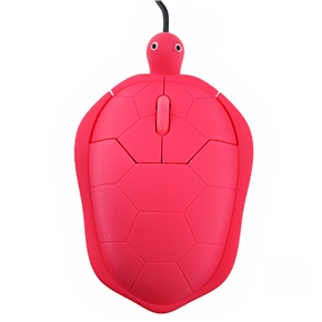 BuySKU70935 Cute Tortoise Shaped 1000DPI USB Wired Optical Mouse for Laptop /Notebook /PC (Rosy)