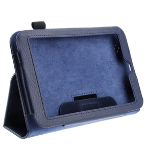BuySKU71158 Durable PU Protective Case Cover Pouch with Stand for Barnes & Noble Nook HD 7-inch Tablet PC (Blue)