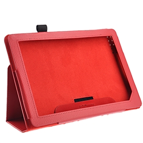 BuySKU71155 Durable PU Protective Case Cover Pouch with Stand for Barnes & Noble Nook HD+ 9-inch Tablet PC (Red)