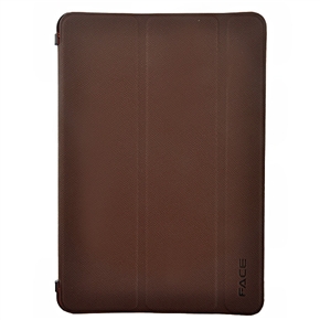 BuySKU70773 Face Series Smart PU Protective Case Cover with Sleep Function & Stand for iPad mini (Brown)
