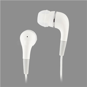 BuySKU71515 In-ear Stereo Headset Earphone with Microphone for iPhone (White)