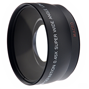 BuySKU70919 Kelda 58mm 0.45X Digital High-definition Wide Angle Lens with Macro (Black)