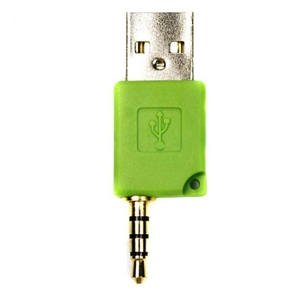BuySKU71600 Lightweight Mini USB Data Charging Adapter for iPod Shuffle 2 (Green)