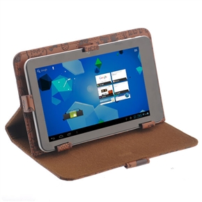BuySKU71322 Magic Girl Style Left-right Open PU Protective Case Cover with Stand for 7-inch Tablet PC (Brown)