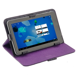 BuySKU71321 Magic Girl Style Left-right Open PU Protective Case Cover with Stand for 7-inch Tablet PC (Dark Purple)