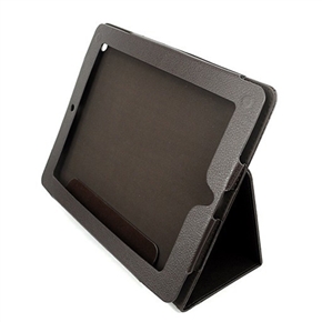 BuySKU71569 Nonslip Grain Leather Pouch Protective Case Skin Cover for iPad 2 (Coffee)