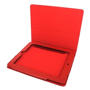 BuySKU71567 Nonslip Grain Leather Pouch Protective Case Skin Cover for iPad 2 (Red)