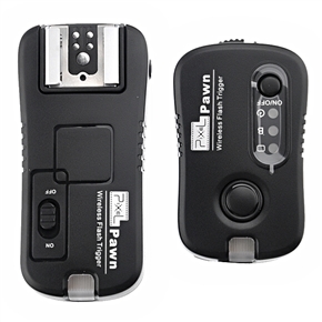 BuySKU71187 Pixel Pawn TF-361 2.4GHz Wireless Remote Flash Trigger for Canon (Black)