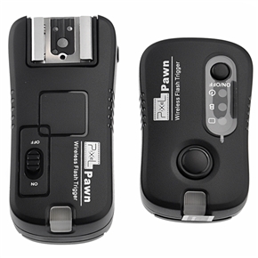BuySKU71188 Pixel Pawn TF-362 2.4GHz Wireless Remote Flash Trigger for Nikon (Black)