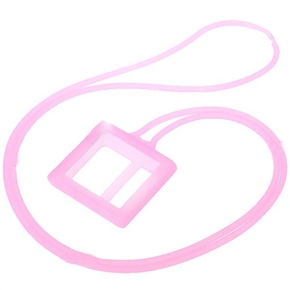 BuySKU71595 Protective Silicone Case Neck Lace with Loop for iPod Nano 6 (Pink)