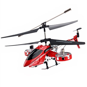 BuySKU71119 SBEGO No.69036 Rechargeable 4-Channel Gyro System Alloy Structure Infrared R/C Mini Helicopter with LED Lights (Red)
