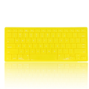 BuySKU71620 Soft Keyboard Skin Cover for New MacBook Pro 13.3"/15.4"/17" (Yellow)