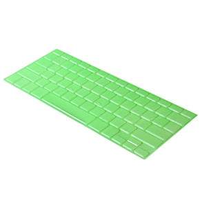 Ultra-thin Clear Transparent Soft TPU Keyboard Protective Film Cover Skin for MacBook 13" 15" 17" (Green)