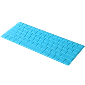 Ultra-thin Clear Transparent Soft TPU Keyboard Protective Film Cover Skin for MacBook 13" 15" 17" (Sky-blue)
