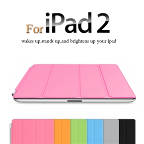 BuySKU71618 Ultra-thin High Imitated Leather Pouch Protective Case Skin Cover for iPad 2 (Pink)