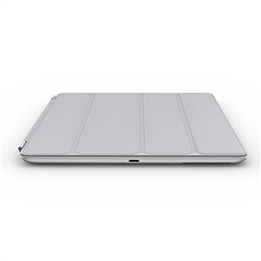 BuySKU71001 Ultra-thin Magnetic Smart PU Cover Case with Sleep/Wake-up Function & Stand for iPad mini (Grey)