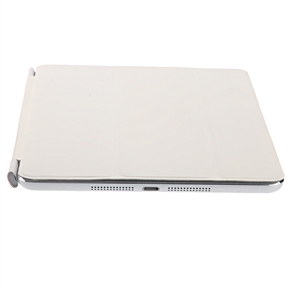 BuySKU71003 Ultra-thin Magnetic Smart PU Cover Case with Sleep/Wake-up Function & Stand for iPad mini (White)