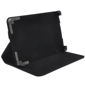 BuySKU71068 Universal Velcro Style PU Protective Case Cover with Stand for 7-inch Tablet PC (Black)