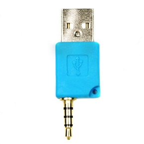 BuySKU71603 Useful Mini USB Data Charging Adapter for iPod Shuffle 2 (Blue)