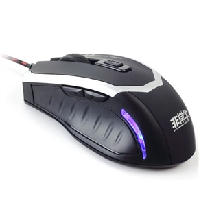 BuySKU70981 X6 800/1200/1600/2000 DPI USB Wired Gaming Optical Mouse with LED Light (Black)