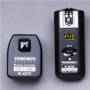 BuySKU71389 YONGNUO RF-602 2.4GHz Wireless Remote Control Flash Trigger for Canon (Black)