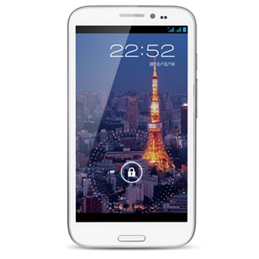 BuySKU71015 ZOPO ZP950+ MTK6589 Quad-Core 5.7-inch IPS HD Screen 1GB/16GB Android 4.1 GPS 5.0MP Front-camera 3G Smartphone (White)
