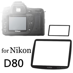 BuySKU71839 2Pcs Genuine FOTGA Professional Optical Glass Camera LCD Screen Protector for Nikon D80 Camera