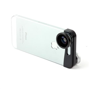 BuySKU71920 3-in-1 Quick-change Fish Eye /Wide Angle /Macro Camera Lens Kit for iPhone 5 (Black)