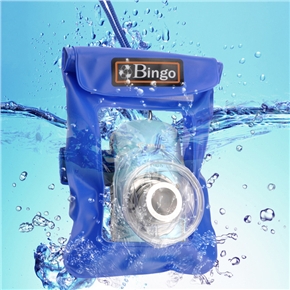 BuySKU72077 Bingo WP01-03 PVC Coated 20M Waterproof Bag for Digital Camera (Blue)