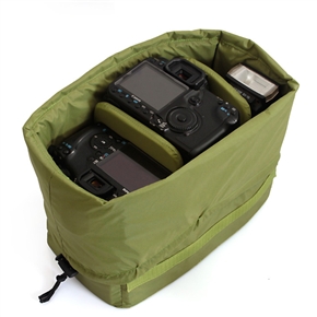 BuySKU71944 CAREELL Multi-purpose Camera DSLR Lens Bag Liner Package Storage Bag - Size S (Olive Green)