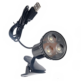 BuySKU72413 Clip-on Style Super Bright USB Powered 6-LED Desk Light Lamp Reading Light (Black)