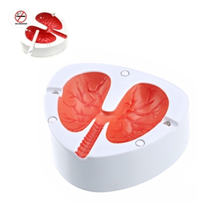 BuySKU72087 Creative Funny Coughing & Screaming Lung Shaped Ashtray (White)
