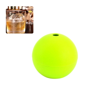 BuySKU72386 DIY Sphere Shaped Silicone Ice Cube Tray Ice Ball Maker Mold Mould (Green)