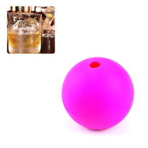 BuySKU72389 DIY Sphere Shaped Silicone Ice Cube Tray Ice Ball Maker Mold Mould (Pink)