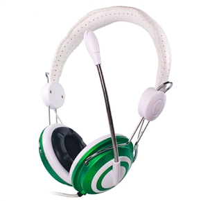 BuySKU72031 Fashionable Touching Multimedia Stereo PC Wired Headphone (White)
