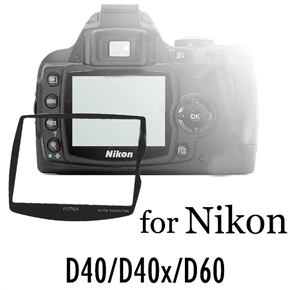 BuySKU71837 Genuine FOTGA Highly Transparent Optical Glass Camera LCD Screen Protector for Nikon D40 D40x D60 Camera