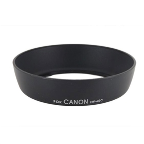 BuySKU72145 Hard Plastic Digital Camera Lens Hood for Canon EW-60C (Black)