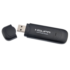 BuySKU72225 High-speed 7.2Mbps 3.5G HSUPA Wireless USB Modem with Micro SD Card Slot (Black)