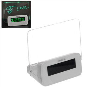 BuySKU72185 Highstar HSD-1140A Creative Erasable Memo Board LED Alarm Clock with Highlighter (Green)