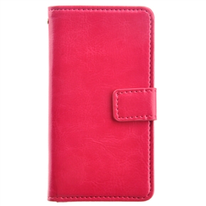 BuySKU71761 Left-right Open Style PU Protective Case Cover with Card Holders & Stand for BlackBerry Z10 (Rosy)