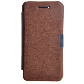 BuySKU71786 Left-right Open Style PU Protective Case Cover with Magnetic Buckle for BlackBerry Z10 (Brown)