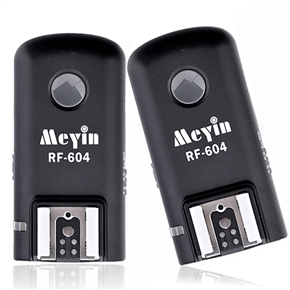 BuySKU71961 MeYin RF-604 2.4GHz Wireless Flash Trigger Remote Control for Canon (Black)