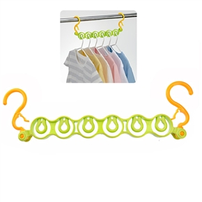 BuySKU72081 No.7014 Multifunctional Magic Clothes Hanger Holder Rack